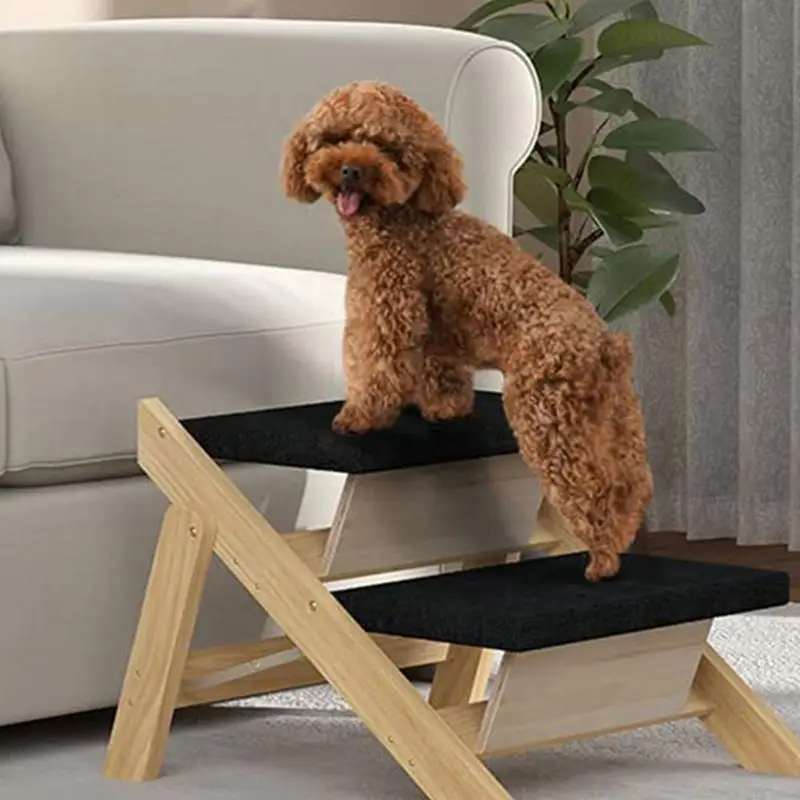 folding-pet-ramp-non-slip-2-in-1-stairs-for-dogs-to-get-on-bed-wooden-sturdy-cat-steps-lightweight-dog-bed-stairs