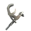 10pcs/lot Stage Light Fold Hook Stage Lighting Clamp Aluminum Steel Truss Folding Beam Black Silver White Light Hooks 3