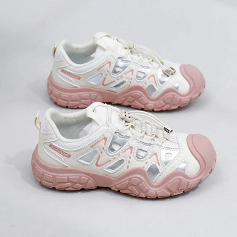 

Summer Running Shoes for Woman Sports Tennis Breathable Hollow Out Sneakers Women Thick Soled Trainers Athletic Shoe Zapatillas