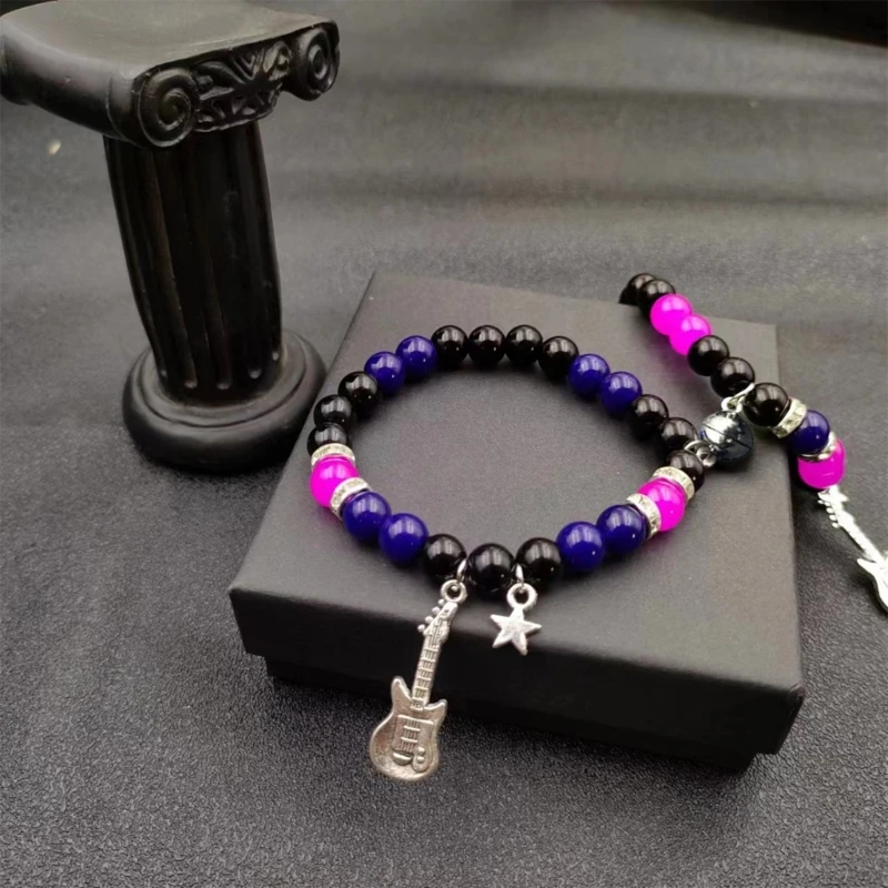 

Fashionable Couple Bracelets with Features Love Inspired Jewelry Set