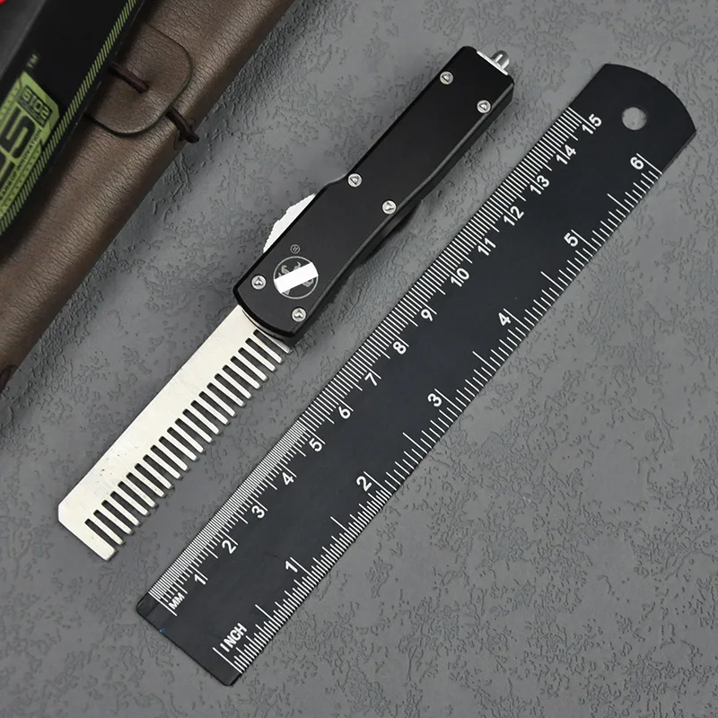 Mini Micro OTF TechKnife UTX-70 UTX UT85 Series D2 Blade Camping Outdoor Self Defense Pocketknives CNC Aluminum Handle EDC Tools 5