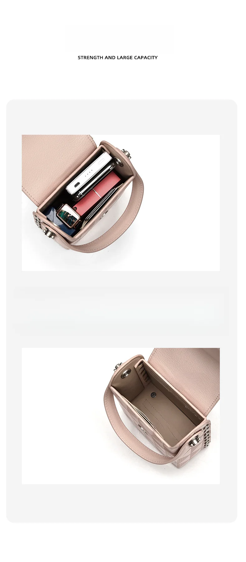2024 New Fashionable Mobile Phone Chain Bar Small Temperament Handbag Simple Single Shoulder Crossbody_voghion.com