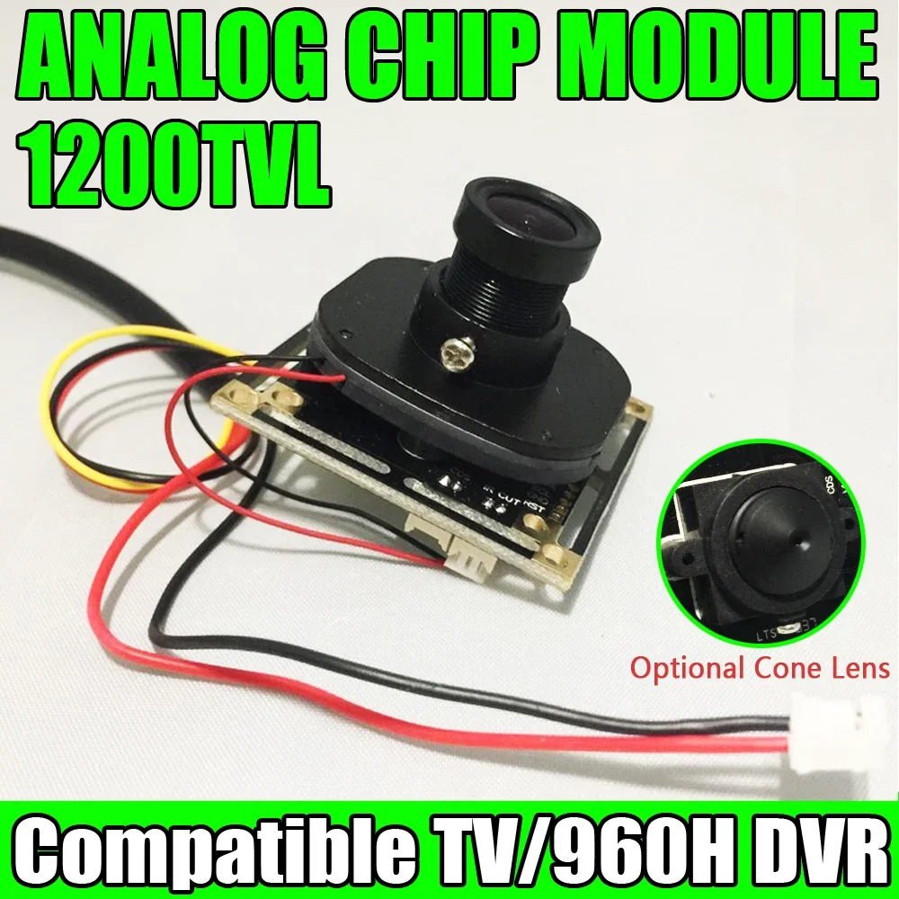 

1200TVL CMOS HD MINI CCTV CAMERA board chip module SET comple Finished Monitor ircut+2.8m lens+cable product development service