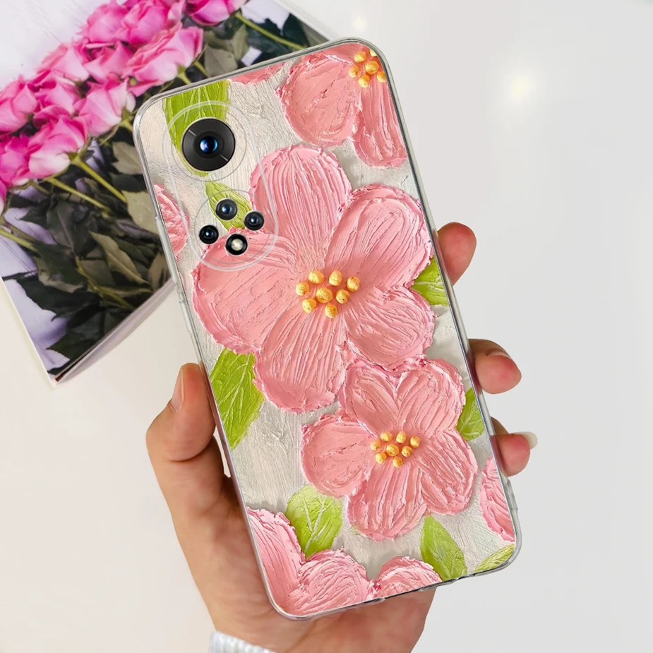 Clear Silicone Soft Slim Phone Case with Fashion Painted Design