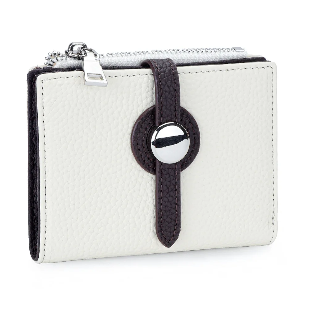 Cow Genuine Leather Womens Wallets Coin Purses Card Holder