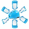 Set Children Roller Skating Protective Gear Kids Skateboarding Balance Car Elbows Knee Pads Cycling Helmet Wrist Protection 1