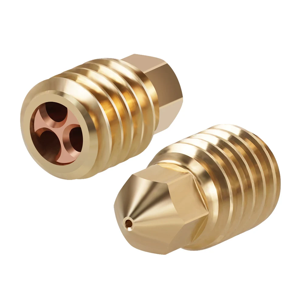 5/10pcs MK8 Clone CHT Nozzles For Bambu Lab X1/P1P 0.2 0.4 0.6 0.8mm Brass 3D Printer Nozzle Head High Flow For 1.75mm Filament