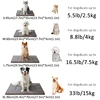 Winter Dog Crate Pad Bed for Medium Large Dogs,Washable Kennel Mat for Cozy Sleeping,Soft Fluffy Dog Bed for Indoor & Outdoor 2