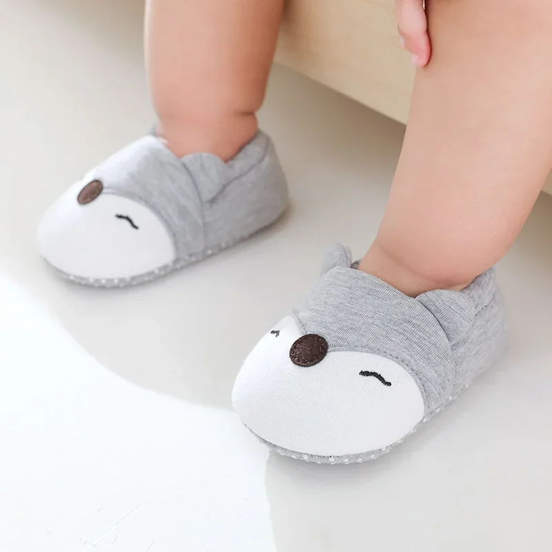 Baby Boys Girl Shoes First Walkers Cartoon Pattern fabric Cotton Shoe Unisex Non-slip Breathable Soft Bottom Toddler Crib 0-18M baby shoes