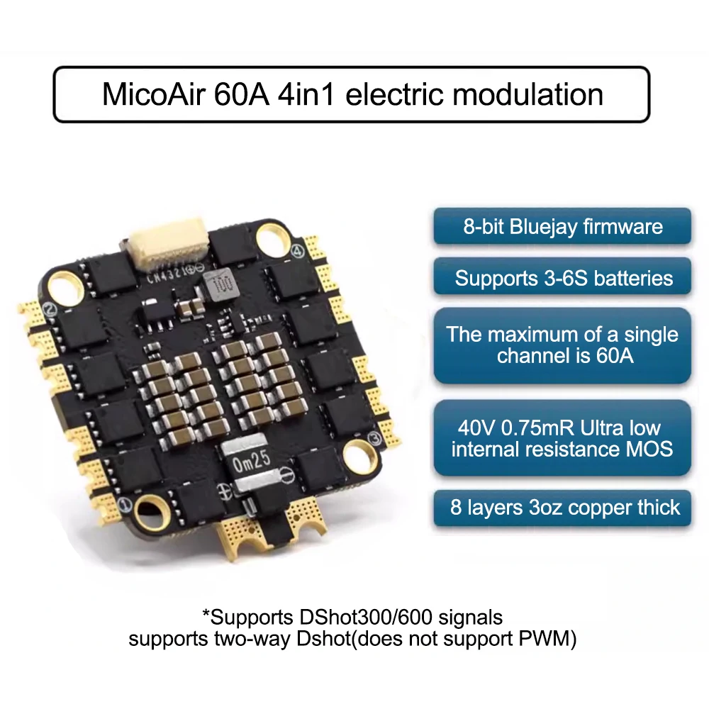 MicoAir 743 V2 듀얼 IMU 블루투스 매개변수 조정 비행 제어는 H743 메인 컨트롤 480MHz 작동 주파수를 지원합니다.