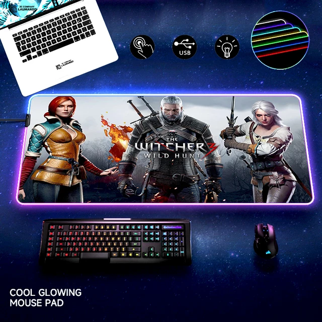 Titanwolf-Grand tapis de souris de jeu, ordinateur portable, sous-clavier,  bureau, polymère, PC Gamer, média - AliExpress