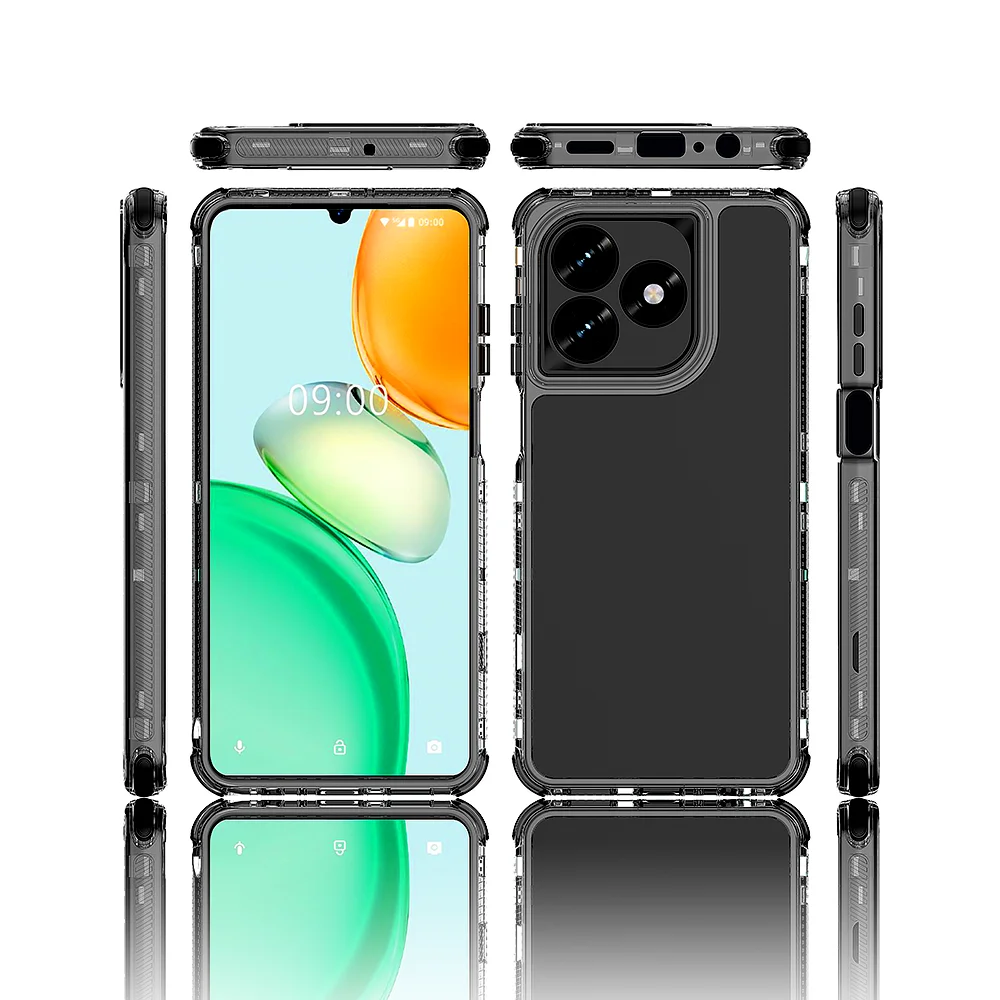 Multicolor Hybrid Shockproof Phone Case with Airbag Corners
