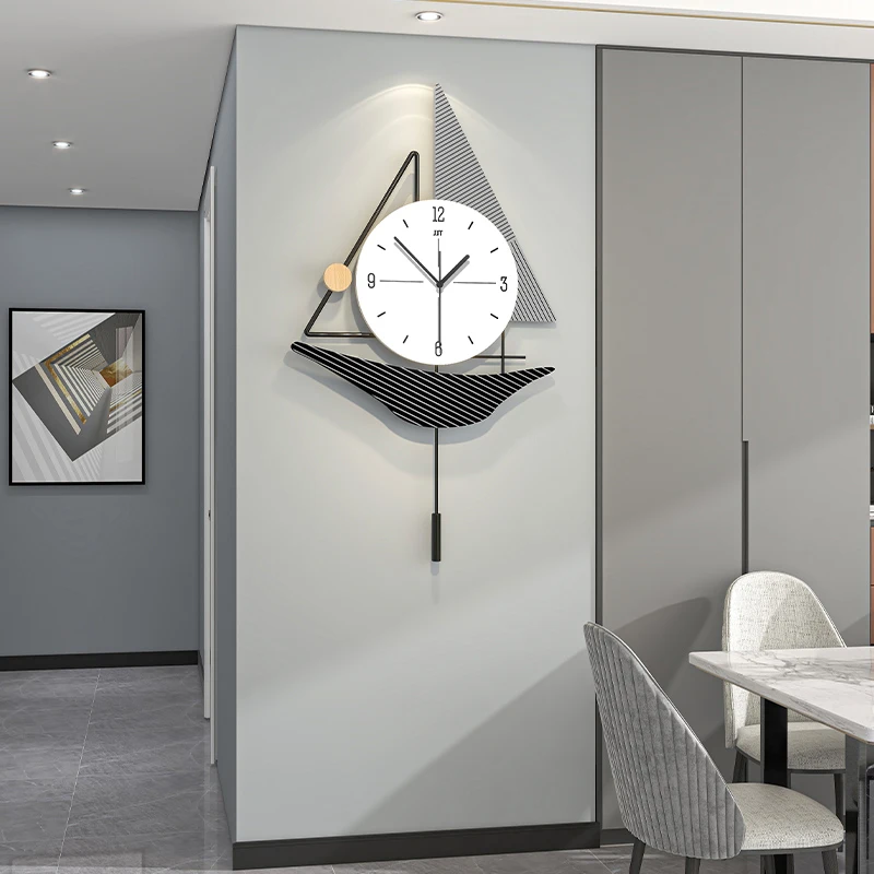 

Clocks and watches, wall clocks, living rooms, 2023 new household fashion Internet celebrity wall watches, modern, simple and at