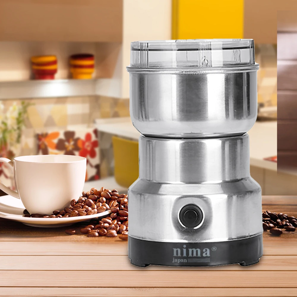Smash Machine Electric Cereals Grain Grinder Mill Herbs Pulverizer Grinding Machine Tool Mental Electric Coffee Bean Grinder 2