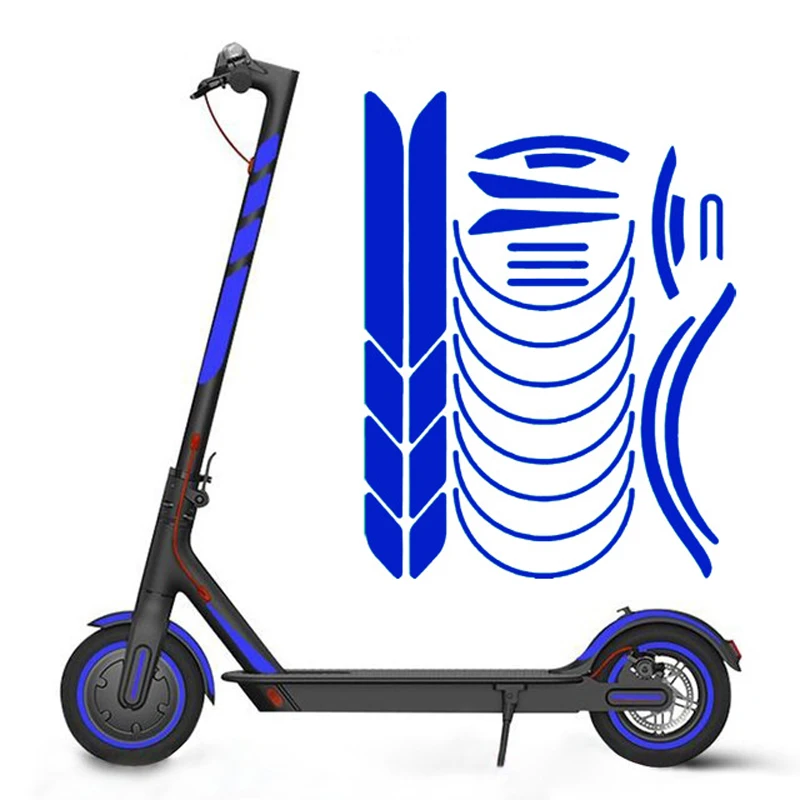 Electric Scooter Reflective Sticker 1 Set For Xiaomi M365 PRO For Ninebot Max G30 G30D