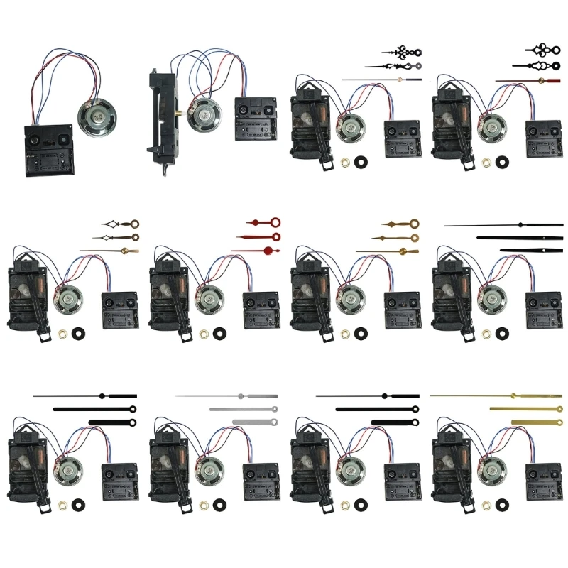 Pendulum Clock Movement Music Box DIY Repair Kit for Repairing Clock Needle 3