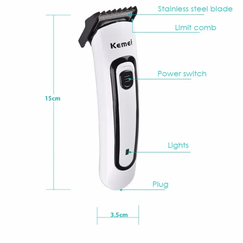 Mini Electric Children Hair Trimmer Infant Clipper Baby Hairdressing Style Haircut Child Haircutter Tool  Cordless Rechargeable 2