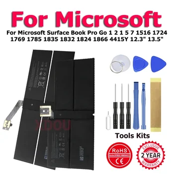 G3HTA001H P21GK3 Battery For Microsoft Surface Book Pro Go 1 2 1 5 7 1516 1724 1769 1785 1835 1832 1824 1866 4415Y 12.3" 13.5"