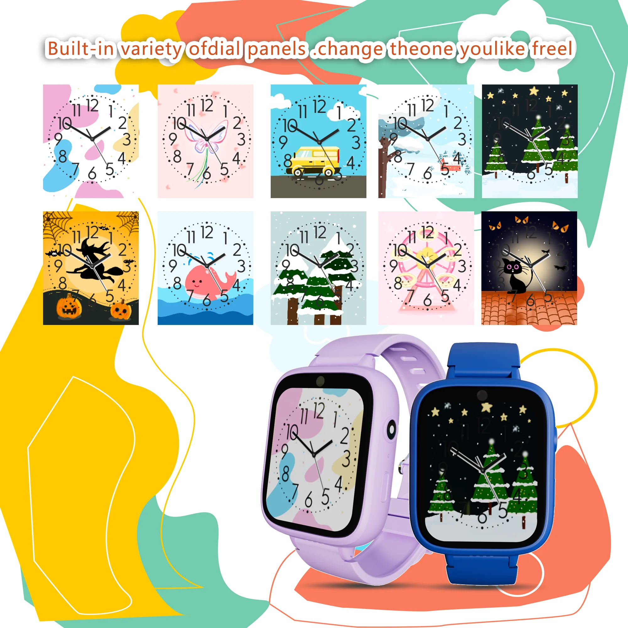 Smart Watch for Kids With 5 Games, Touchscreen, Calendaring Camera Music Player Time Display Video & Audio Recording 6