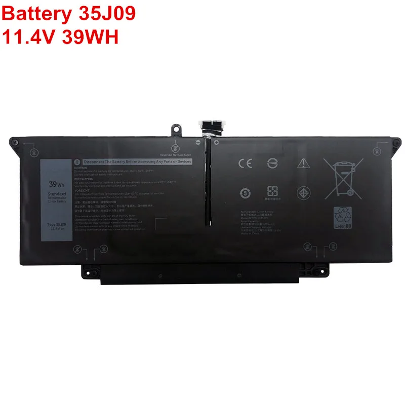 

Оригинальный новый перезаряжаемый аккумулятор 35J09 для ноутбука Dell Latitude 11,4 7310 WY9MP XMV7T YJ9RP, 3 ячейки, 7410 в, 39 Вт/ч