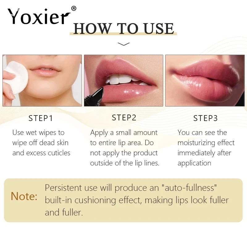 Lip Booster Plumping Serum Instant Volumising Essence Repair Reduce Fine Lines Nourish Enhancer Vitamin E Beauty Skin Care 15g 5