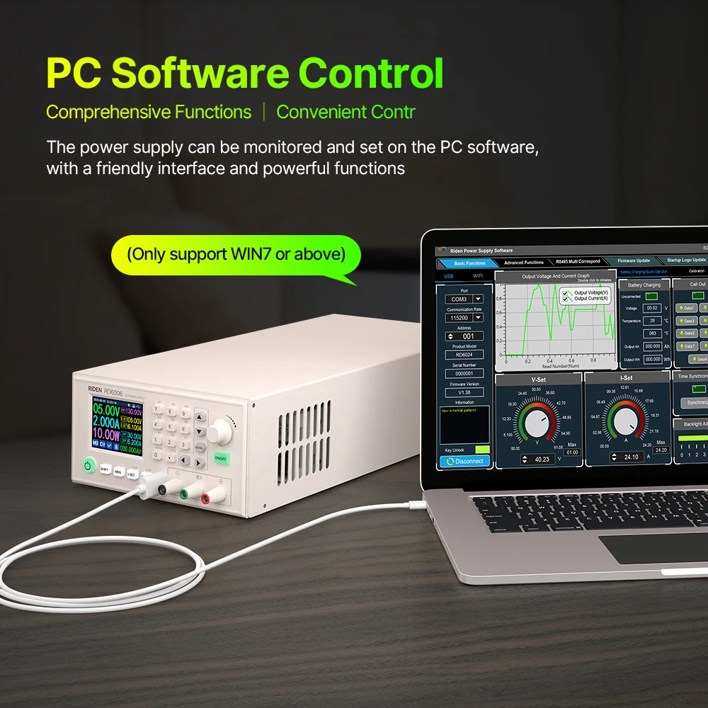 RIDEN RD6006 USB Assembled Set AC to DC Voltage Current Step Down