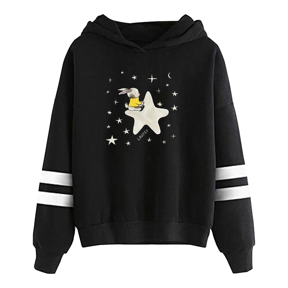 

Laufey New Halloween Merch 2023 Bewitched Album Hoodie Pocketless Parallel Bars Sleeve Hooded Harajuku Men/Women Sweatshirt