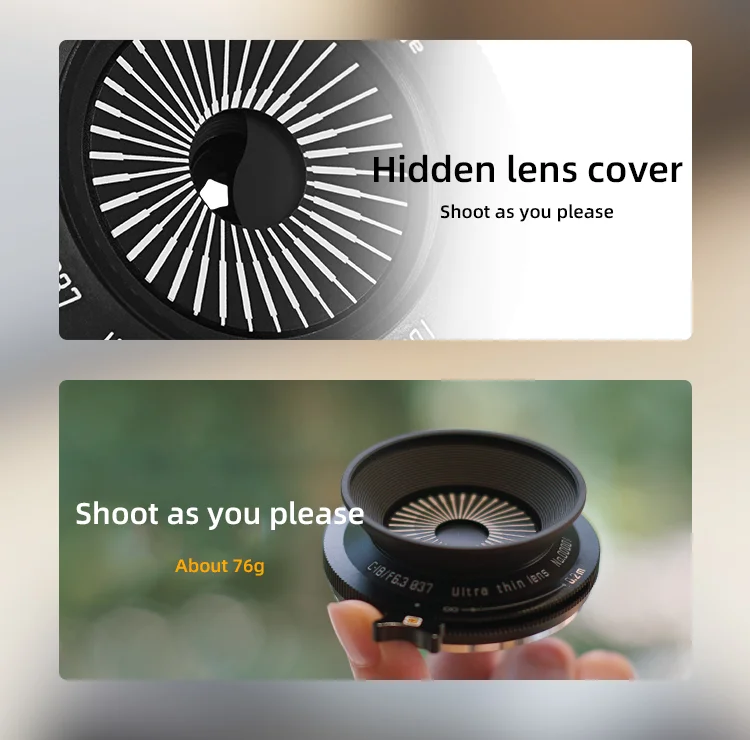SGimage 18mm F6.3 Hyperfocal Pan-foucs Lens for Sony E, Nikon Z, Fuji X, Olympus