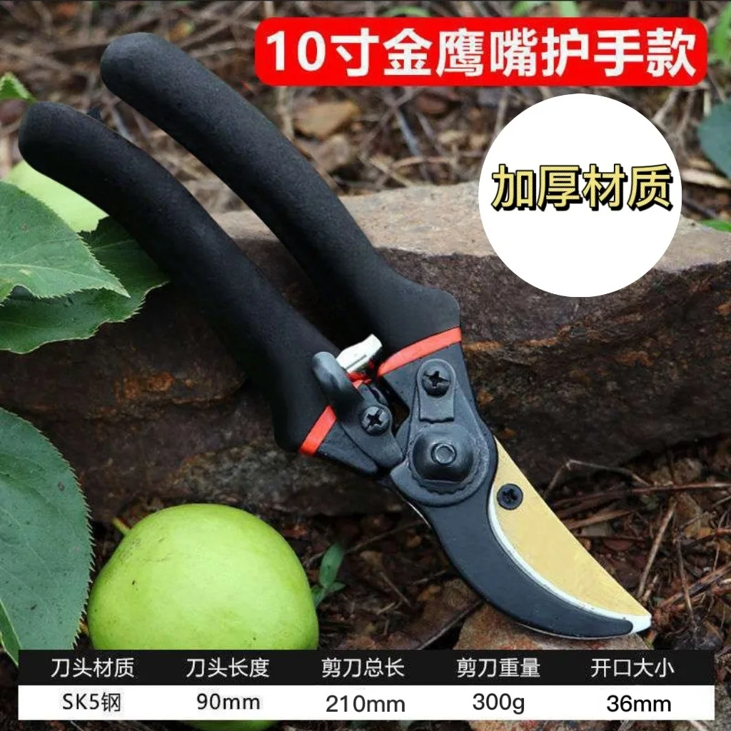 Japan Thickened SK5 Steel Branch Scissors Garden Scissors Pruning Fruit Trees Gardening Tools and Equipment