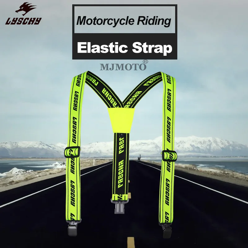 High Load Bearing Elasticity Y Straps For Motorcycle Pants Adjustable Braces Pant Suspenders Motorcycle Racing Pants pant suspenders