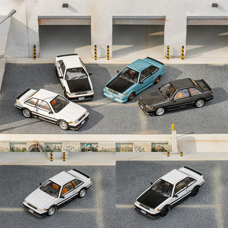 New Presale Dct/Shadow 1:64 Toyota Corolla Levin Ae86 Car Model Alloy Miniature Diecast Ornaments Toyota Static Custom Toy Gift 15 S82a561955ea242e2b4af33be4d3a7ca4O