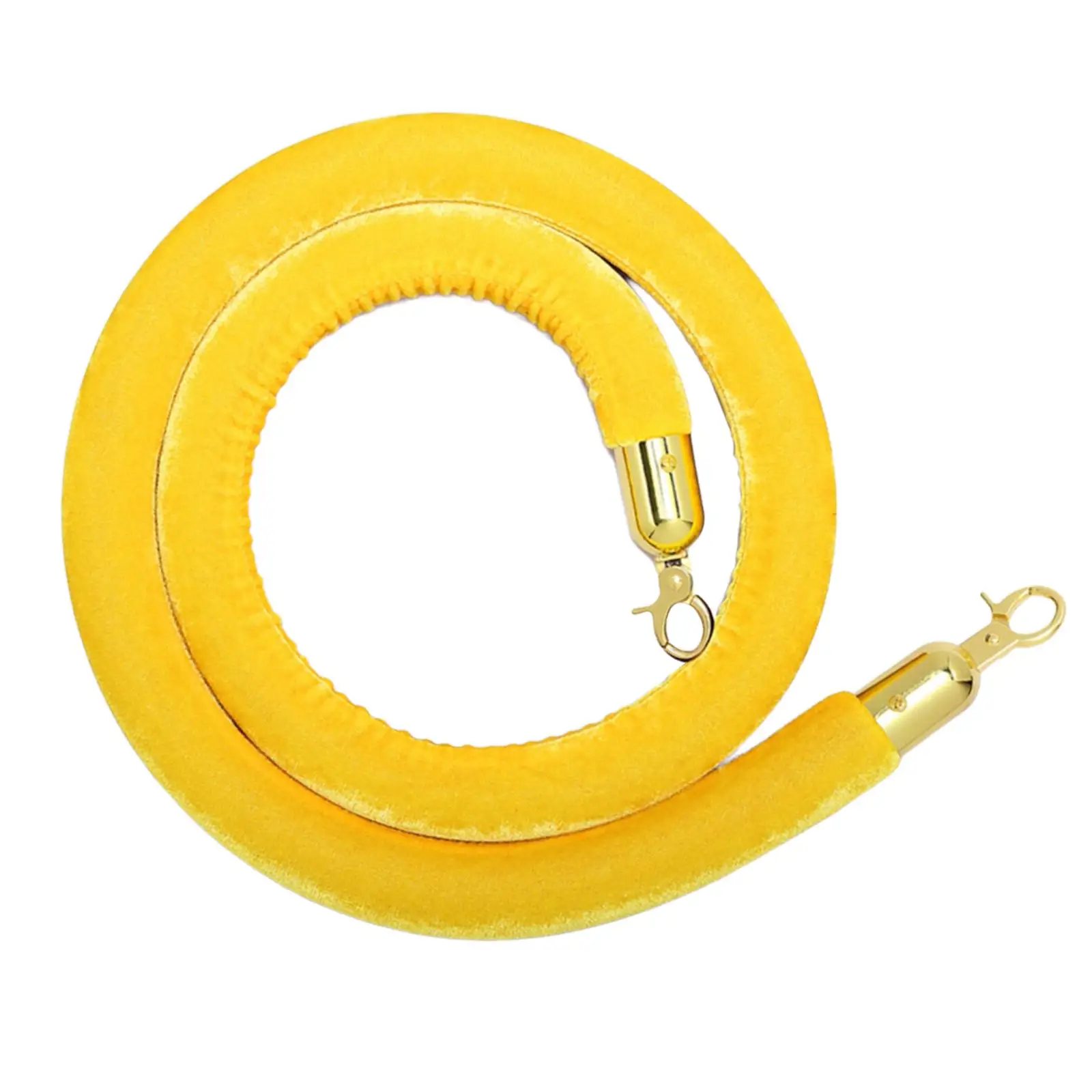 Rope Velvet 4.9ft with Stainless Steel Hooks Queue Barrier Rope for Celebration Movie Theaters