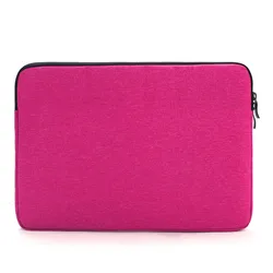 Waterproof Canvas Tablet Sleeve - Anti - Scratch & Anti - Drop Carry Handbag with Zip Pouch for 11inch Tablet (Magnta)