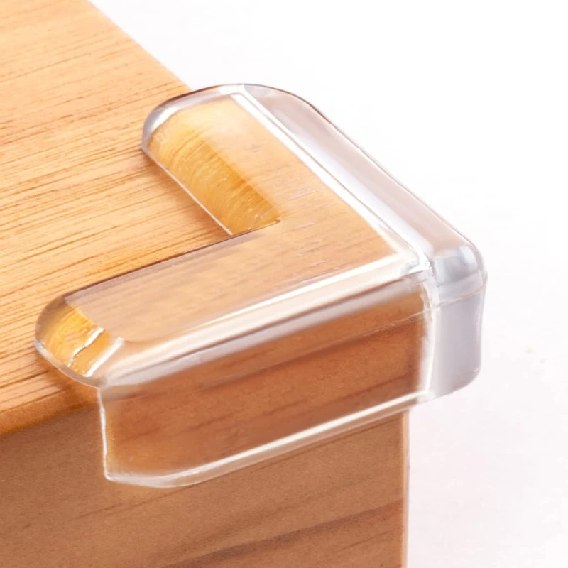 1/4/8/12PCS Child Baby Safety Silicone Protector Self-Adhesive Furniture Table Corner Edge Cover Soft Anticollision Guards