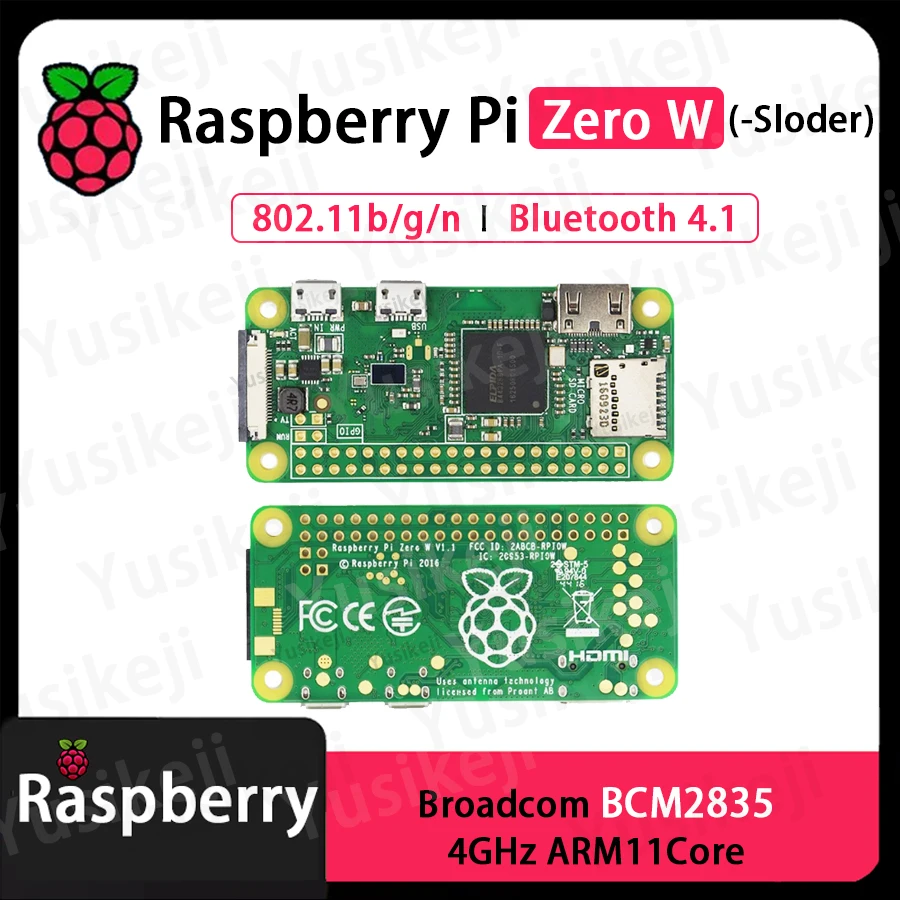 Raspberry Pi Zero W Starter Kit with Accessories and Storage Card