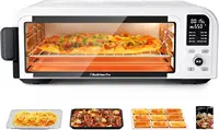 19QT Digital 8-in-1 Air Fryer Toaster Oven, 550°F Flavor-Lock Tech, Flip Up & Away Capability, 40+ Recipes, Airfryer Countertop 1