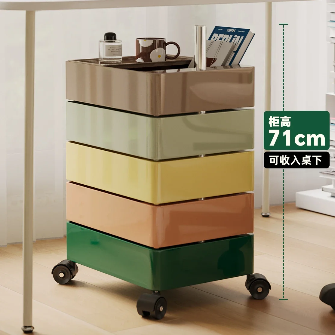 Mid Century Mobile Nightstands Wheels Organizers Modern Small Space Side Table Center Aesthetic Nachttisch Bedroom Decoration