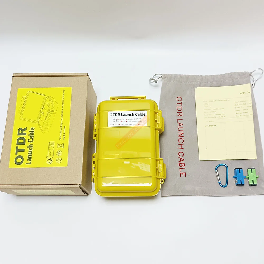 OTDR Launch Cable Fiber 1000/2000M Single Mode SC/FC OTDR Test Extension Cord OTDR Dead Zone Eliminator 1km 2km 