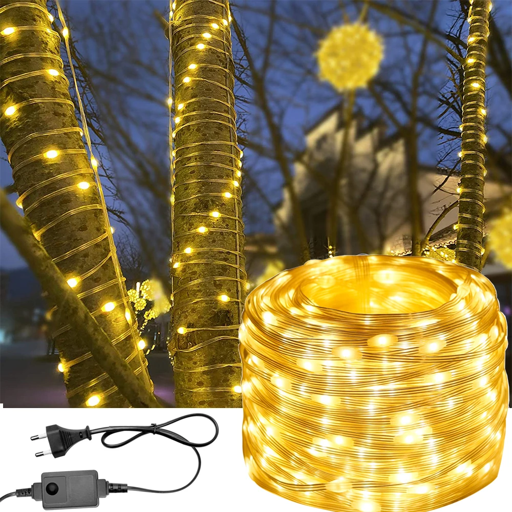 

24V Low Voltage LED Lights String 100m 50m 10m Outdoor Waterproof Fairy Light for Christmas New Year Wedding Home Party Decor