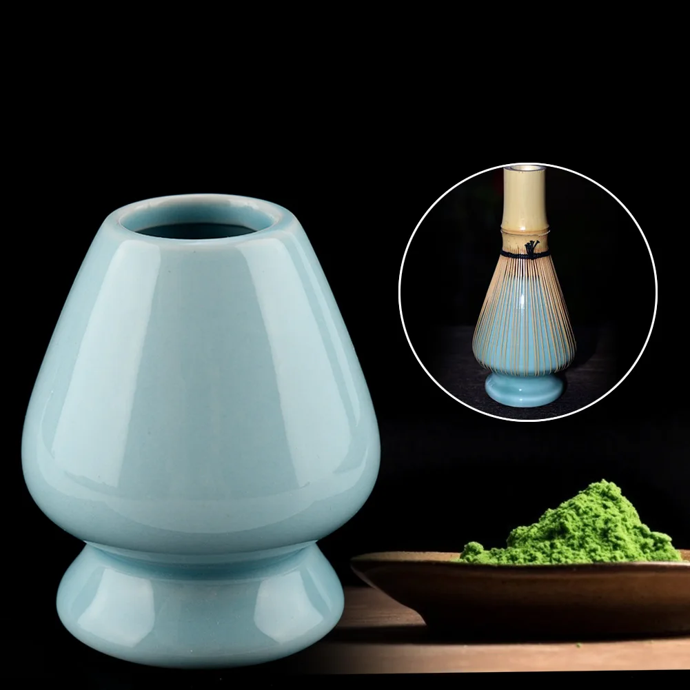 Matcha Whisk Stand Ceramic Holder for Bamboo Matcha Chasen for Tea Set Accessories matcha tea set matcha tea tools