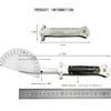 Portable Tactical Folding Pocket Knife Hunting Self Defense Hiking Utility EDC Tools 440C Blade Zinc Alloy Acrylic Handle 6