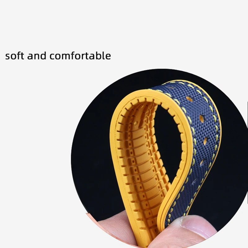 ラブフライト Amazon.com: Ewatchparts 23mm Blue Angel Leather Watch Band