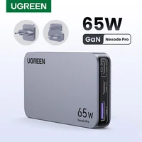 UGREEN 65W GaN Charger Quick Charge 4.0 3.0 USB C Charger For iPhone 17 16 15 Pro PD 3.0 Fast Charger For Macbook Laptop Tablet