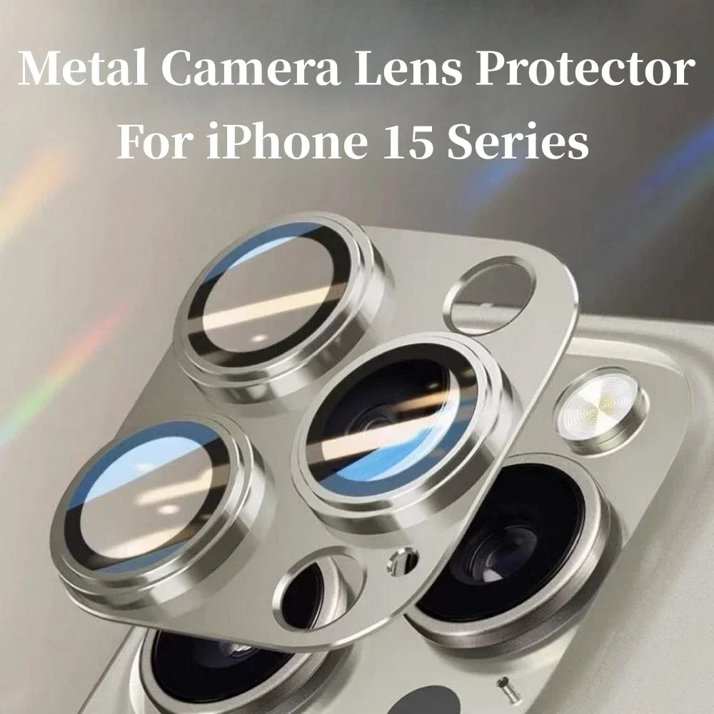 Premium Metal Camera Lens Protector Glass - Full Coverage for iPhone Pro & Mini Series