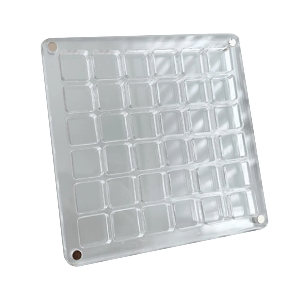 

36 Grids Acrylic Seashell Display Box Magnetic Seashell Display Case Organizer Box Rack Small Craft Organizers Compartment Box