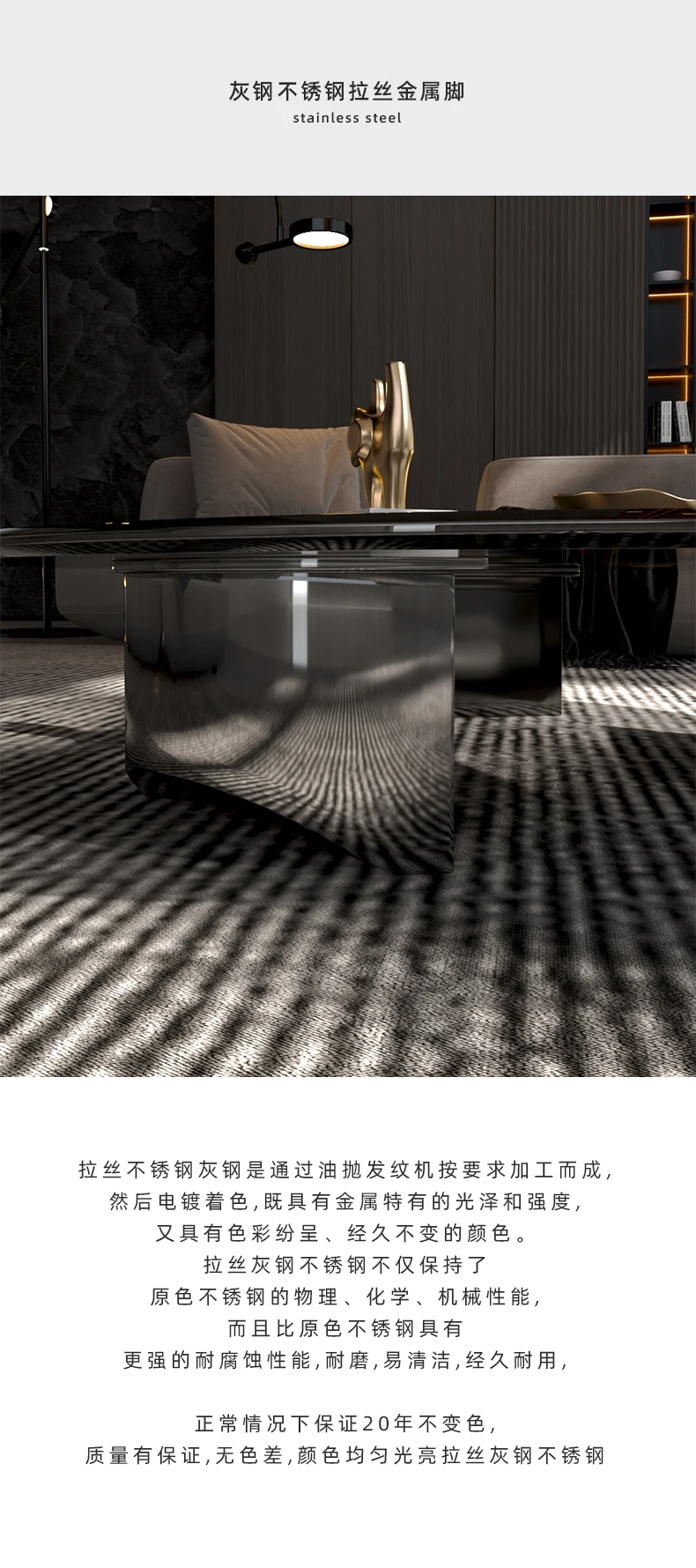 Modern Aesthetic Coffee Table Italian Light Luxury Unique Designer Clear Space Saving Side Table Living Room Meubles Furniture