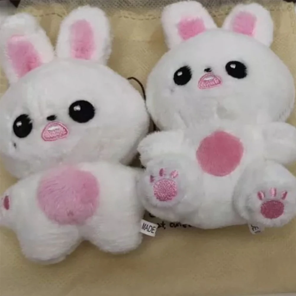 Kpop Idols WonYoung Plush Doll Keychain Cartoon Rabbit Toy Filling PP Cotton Pendant Bag Accessories Keyring 10CM Fans Gift,plush toy,plush doll,plush keychain,key chain,bunny keychain