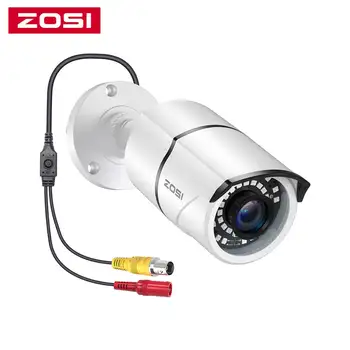 ZOSI 2.0mp 1080P 풀 HD 감시 카메라 4 in1 TVI/CVI/AHD/CVBS 강력한 적외선 야외/실내 CCTV 보안 카메라 2MP