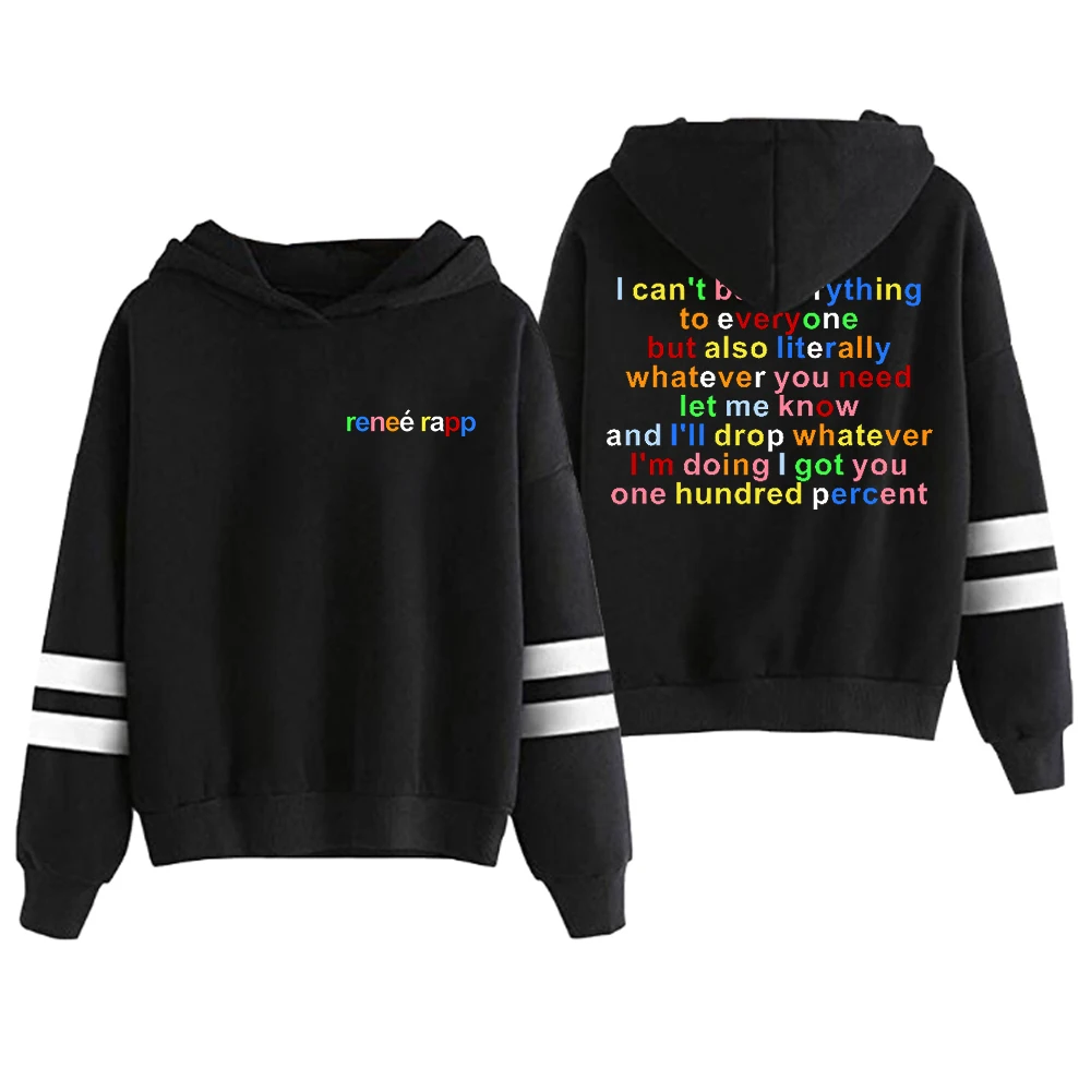 

Renee Rapp Everything To Everyone Merch Hoodie Pocketless Parallel Bars Sleeve Streetwear Men Women Sweatshirt Fashion Clothes