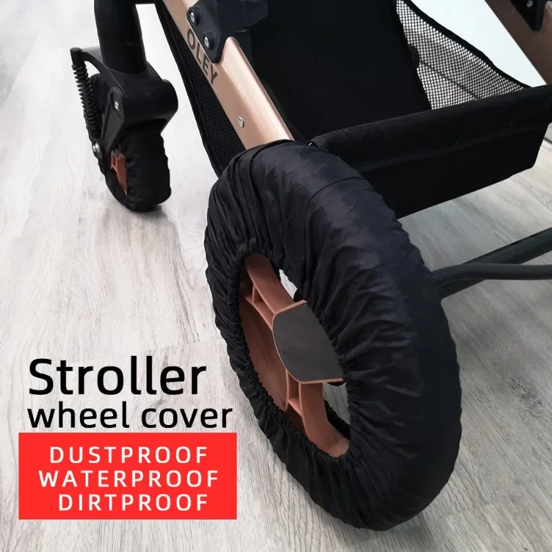 Dustproof Baby Stroller Wheel Covers Waterproof Dirtproof Outdoor Pram Wheels Cover Perfect for Travel Stroller Accessories stroller accessories